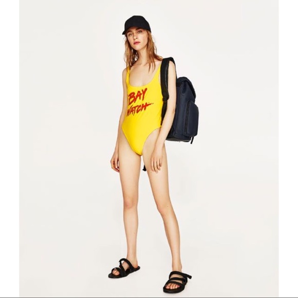 baywatch swimsuit zara